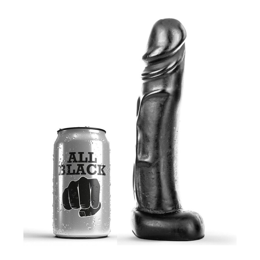 ALL BLACK - DILDO 22 CM